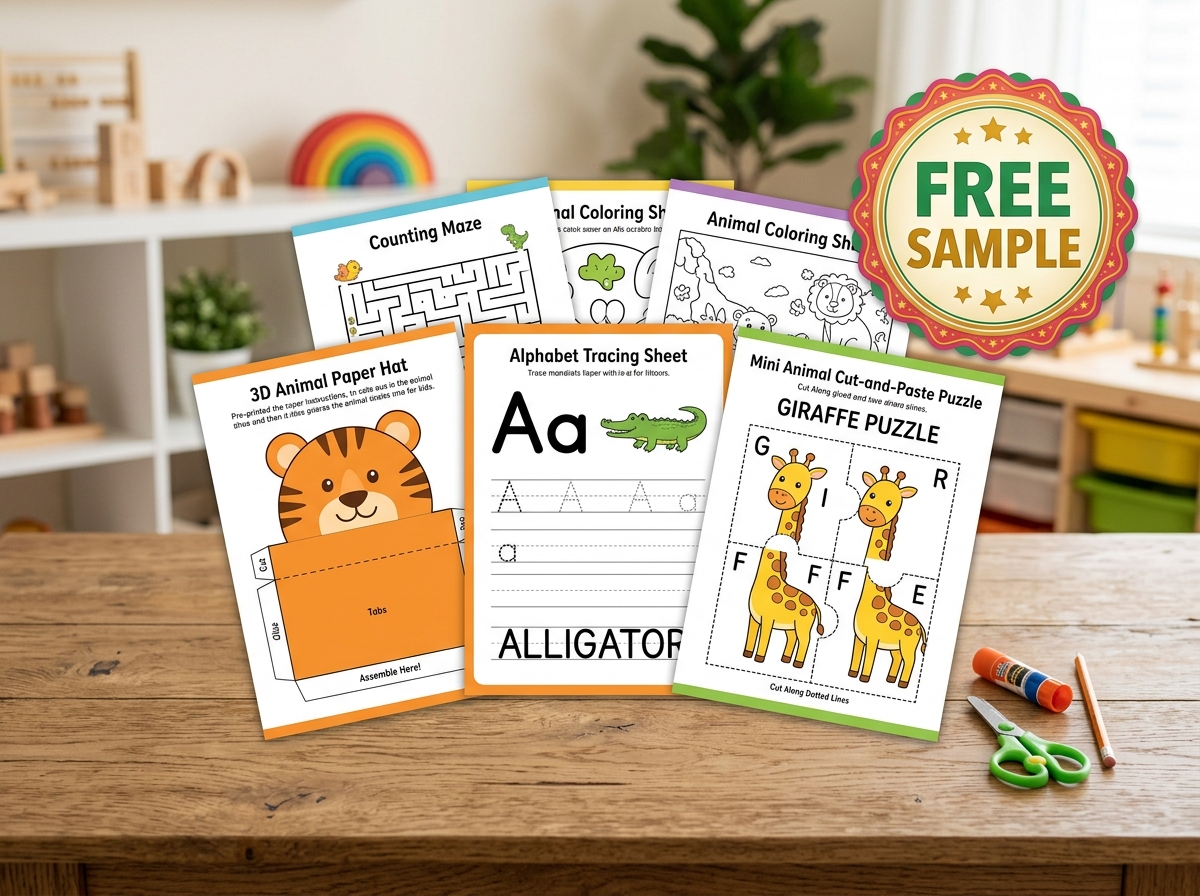 Free Activity Sample Pack (5-Page Test Drive)