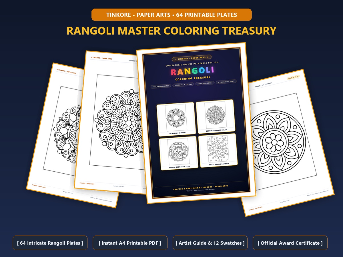 Rangoli Master Coloring Treasury